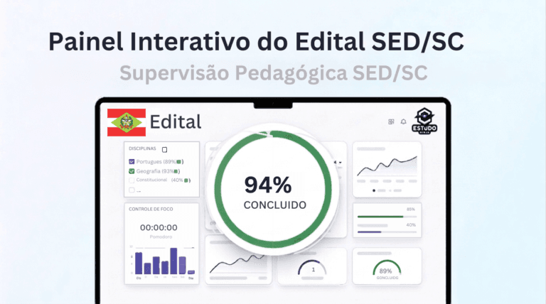 Central de Domínio do Edital – Supervisor Escolar SED/SC